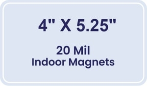 Magnets - 4x5.25 Round Corners - 20 Mil - 4 Color Process