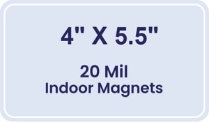Magnet - 4x5.5 Round Corners - 20 mil