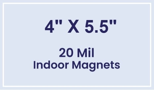 Magnets - 4x5.5 Square Corners - 20 mil - 4 Color Process