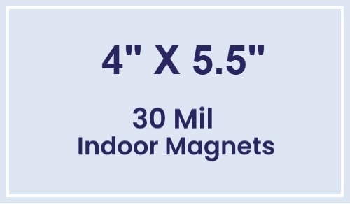 Magnet - 4x5.5 Square Corners - 30 Mil