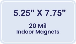 Magnet - 5.25x7.75 Round Corners - 20 mil