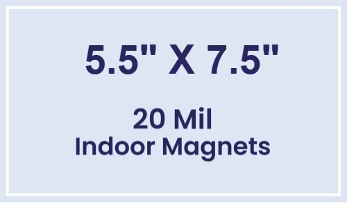 Magnets - 5.5x7.5 Square Corners - 20 mil - 4 Color Process