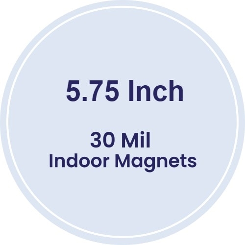 Magnet - 5.75" Diameter Circle - 30 Mil
