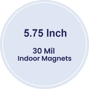 Magnet - 5.75" Diameter Circle - 30 Mil