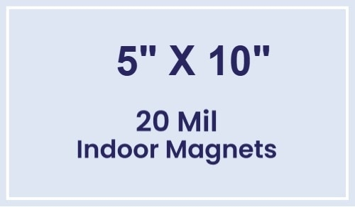 Magnets - 5x10 Square Corners - 20 Mil - 4 Color Process