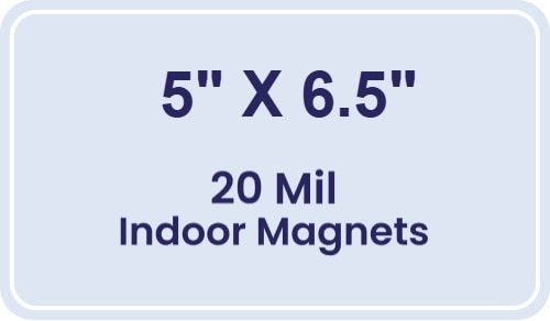 Magnet - 5x6.5 Round Corners - 20 Mil