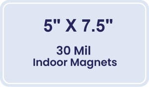 Magnet - 5x7.5 Round Corners - 30 Mil