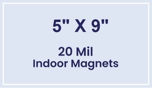 Magnets - 5x9 Square Corners - 20 mil - 4 Color Process