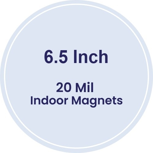 Magnet - 6.5" Diameter Circle - 20 mil