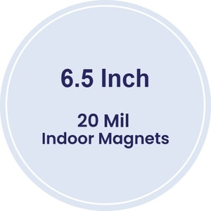 Magnet - 6.5" Diameter Circle - 20 mil