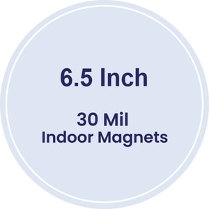 Magnet - 6.5" Diameter Circle - 30 Mil