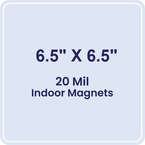 Magnet - 6.5x6.5 Round Corners - 20 mil