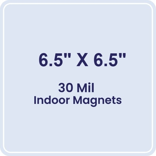Magnet - 6.5x6.5 Round Corners - 30 Mil
