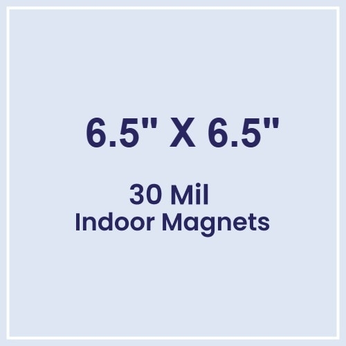 Magnet - 6.5x6.5 Square Corners - 30 Mil
