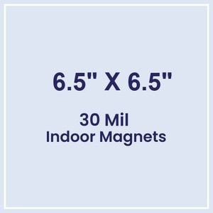 Magnet - 6.5x6.5 Square Corners - 30 Mil