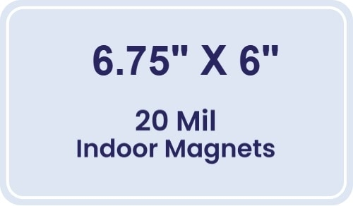 Magnets - 6.75x6 Round Corners - 20 Mil - 4 Color Process