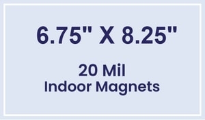 Magnets - 6.75x8.25 Square Corners - 20 mil - 4 Color Process