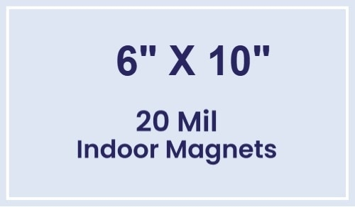 Magnets - 6x10 Square Corners - 20 mil - 4 Color Process