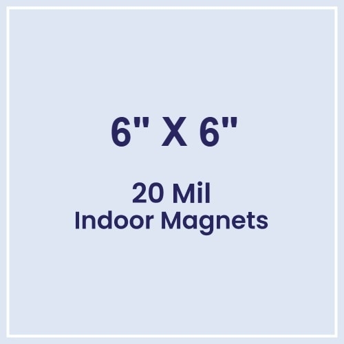 Magnets - 6x6 Square Corners - 20 mil - 4 Color Process