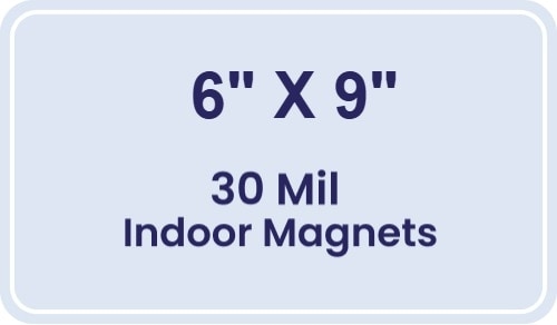 Magnet - 6x9 Round Corners - 30 Mil