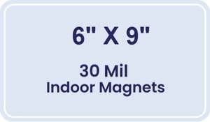 Magnet - 6x9 Round Corners - 30 Mil