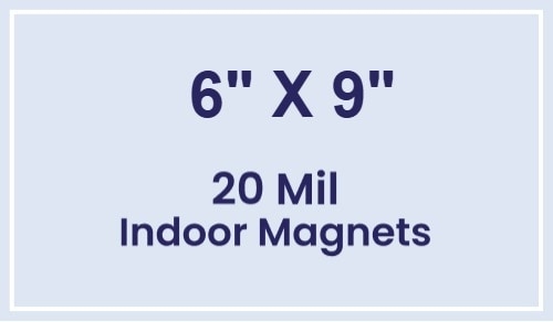 Magnets - 6x9 Square Corners - 20 mil - 4 Color Process
