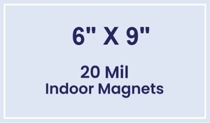 Magnets - 6x9 Square Corners - 20 mil - 4 Color Process