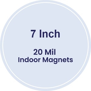 Magnet - 7" Diameter Circle - 20 mil