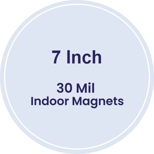 Magnet - 7" Diameter Circle - 30 Mil