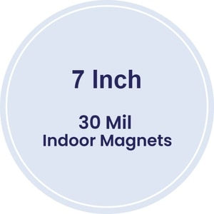 Magnet - 7" Diameter Circle - 30 Mil