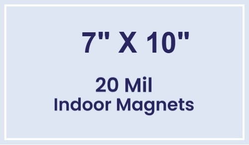 Magnets - 7x10 Square Corners - 20 mil - 4 Color Process