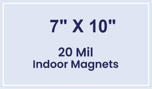 Magnets - 7x10 Square Corners - 20 mil - 4 Color Process