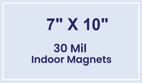Magnet - 7x10 Square Corners - 30 Mil