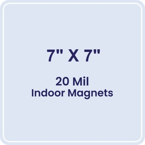 Magnet - 7x7 Round Corners - 20 mil