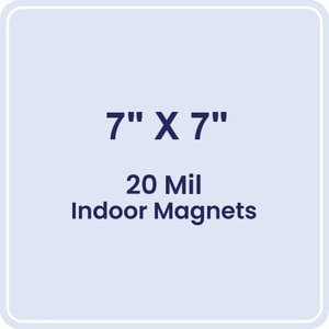 Magnet - 7x7 Round Corners - 20 mil