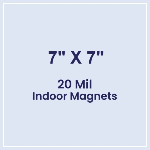 Magnets - 7x7 Square Corners - 20 mil - 4 Color Process