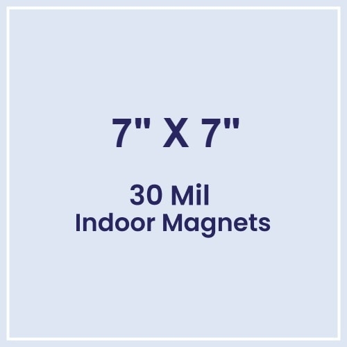 Magnet - 7x7 Square Corners - 30 Mil