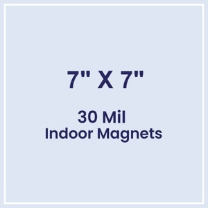 Magnet - 7x7 Square Corners - 30 Mil