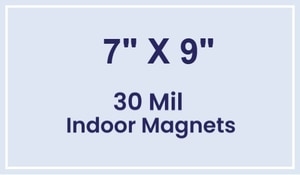 Magnet - 7x9 Square Corners - 30 Mil