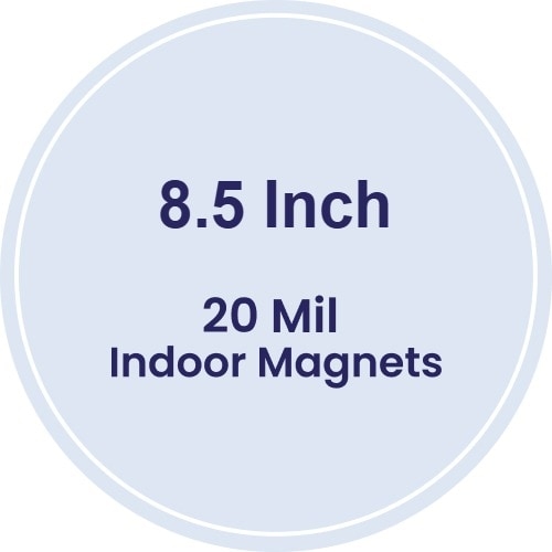 Magnet - 8.5" Diameter Circle - 20 mil