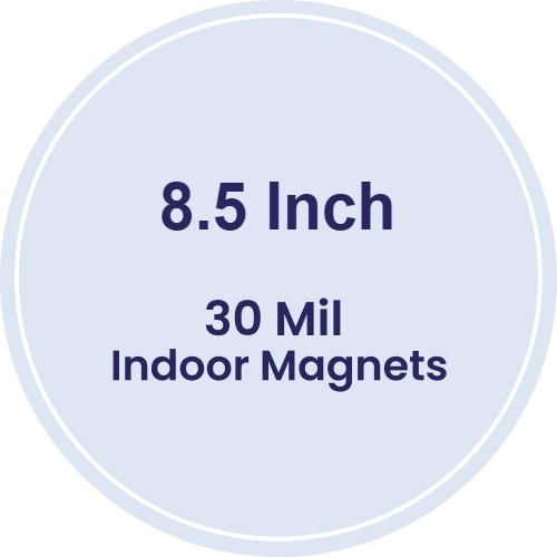 Magnet - 8.5" Diameter Circle - 30 Mil