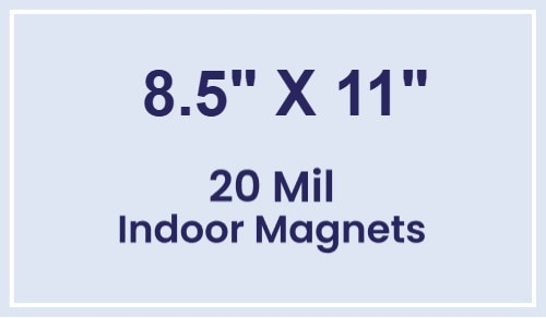 Magnets - 8.5x11 Square Corners - 20 Mil - 4 Color Process