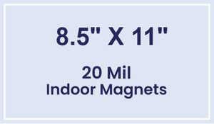 Magnets - 8.5x11 Square Corners - 20 Mil - 4 Color Process