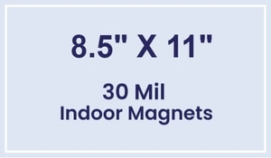 Magnet - 8.5x11 Square Corners - 30 Mil