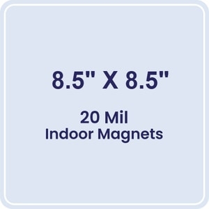 Magnet - 8.5x8.5 Round Corners - 20 mil
