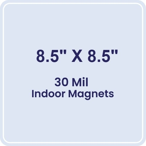 Magnet - 8.5x8.5 Round Corners - 30 Mil