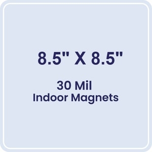 Magnet - 8.5x8.5 Round Corners - 30 Mil