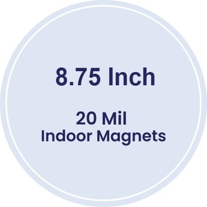 Magnet - 8.75" Diameter Circle - 20 mil