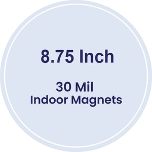 Magnet - 8.75" Diameter Circle - 30 Mil