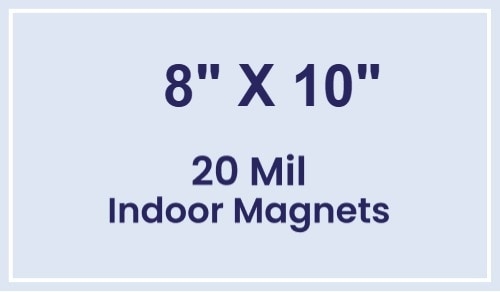 Magnets - 8x10 Square Corners - 20 mil - 4 Color Process